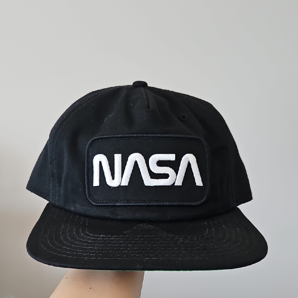 Black NASA Logo Cap
